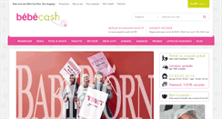 Desktop Screenshot of bebecash-paris.com